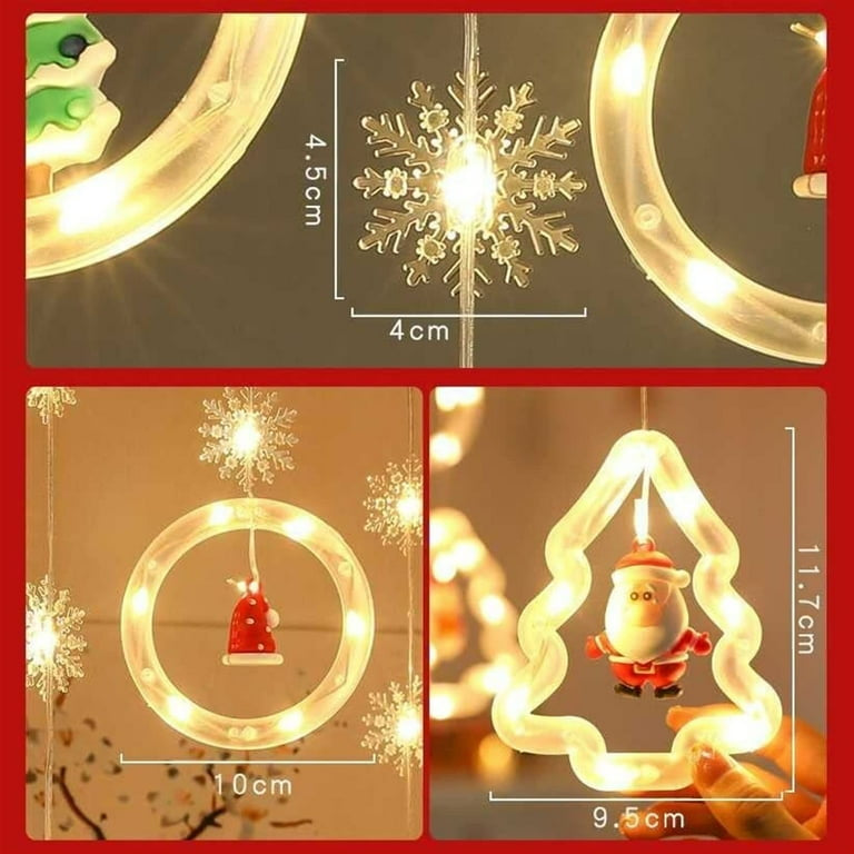 Christmas - 12pcs Snowfall String Lights