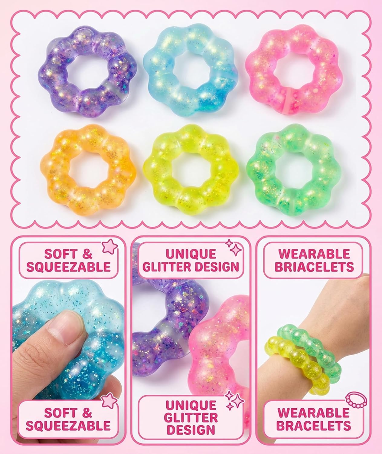 Squishy Jelly Bracelet - 2pcs (20th Aug)