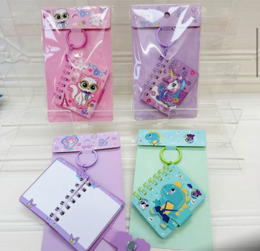 Spiral Pocket Diary Keychain