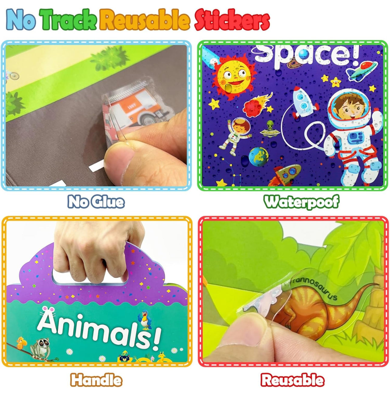 Reusable Sticker Books - DIY | Educational | Fun Learn