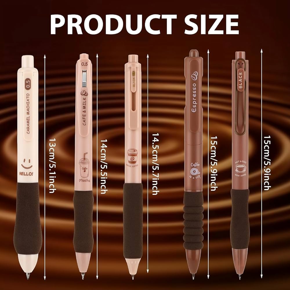 Coffee Time - 5 Pen sets for Coffee Lovers