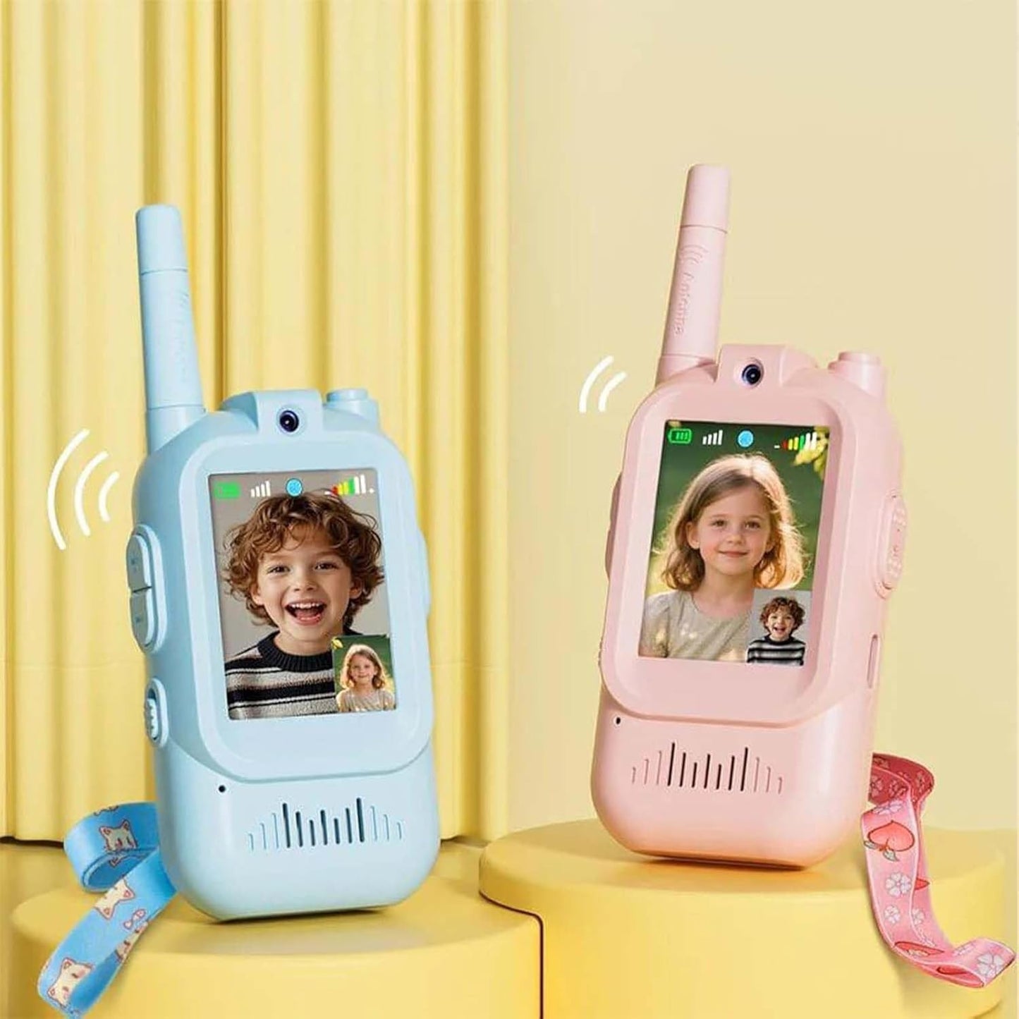 Video Walkie Talkies for Kids | HD Camera, Voice Changer & Screen Display