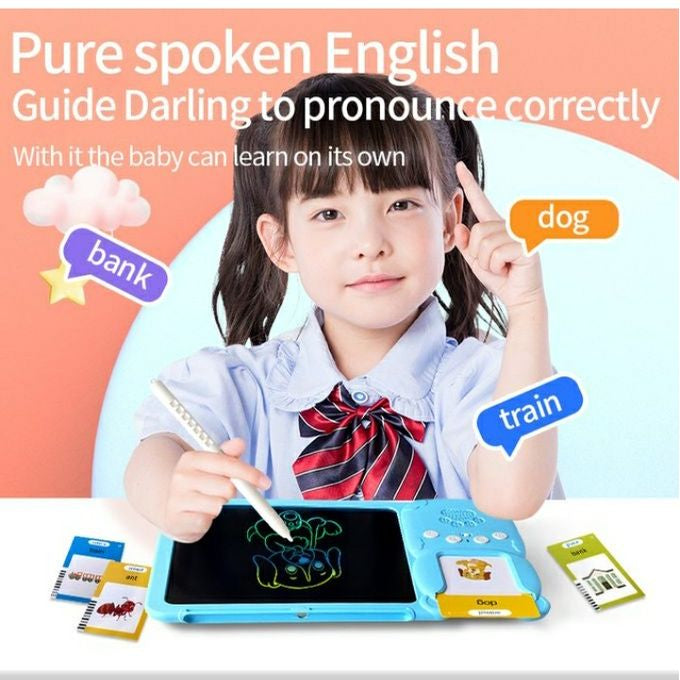 LCD Tablet + English Speaking Educational Cards