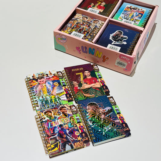 Football - A5 Spiral Notebook