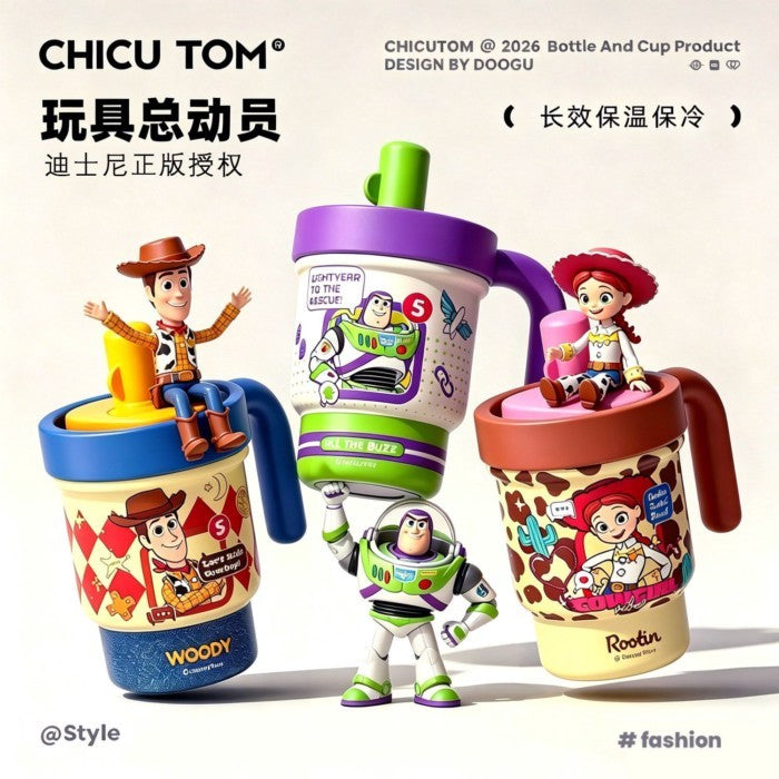 Chicu Tom x Toy Story Straw Cup | 550ml