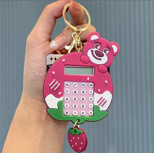 Cute Keychain with Calculator and Game