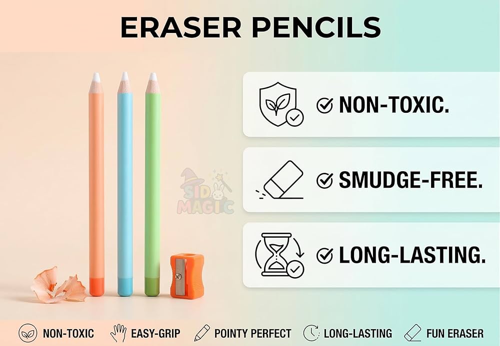 Magic Pencil Erasers
