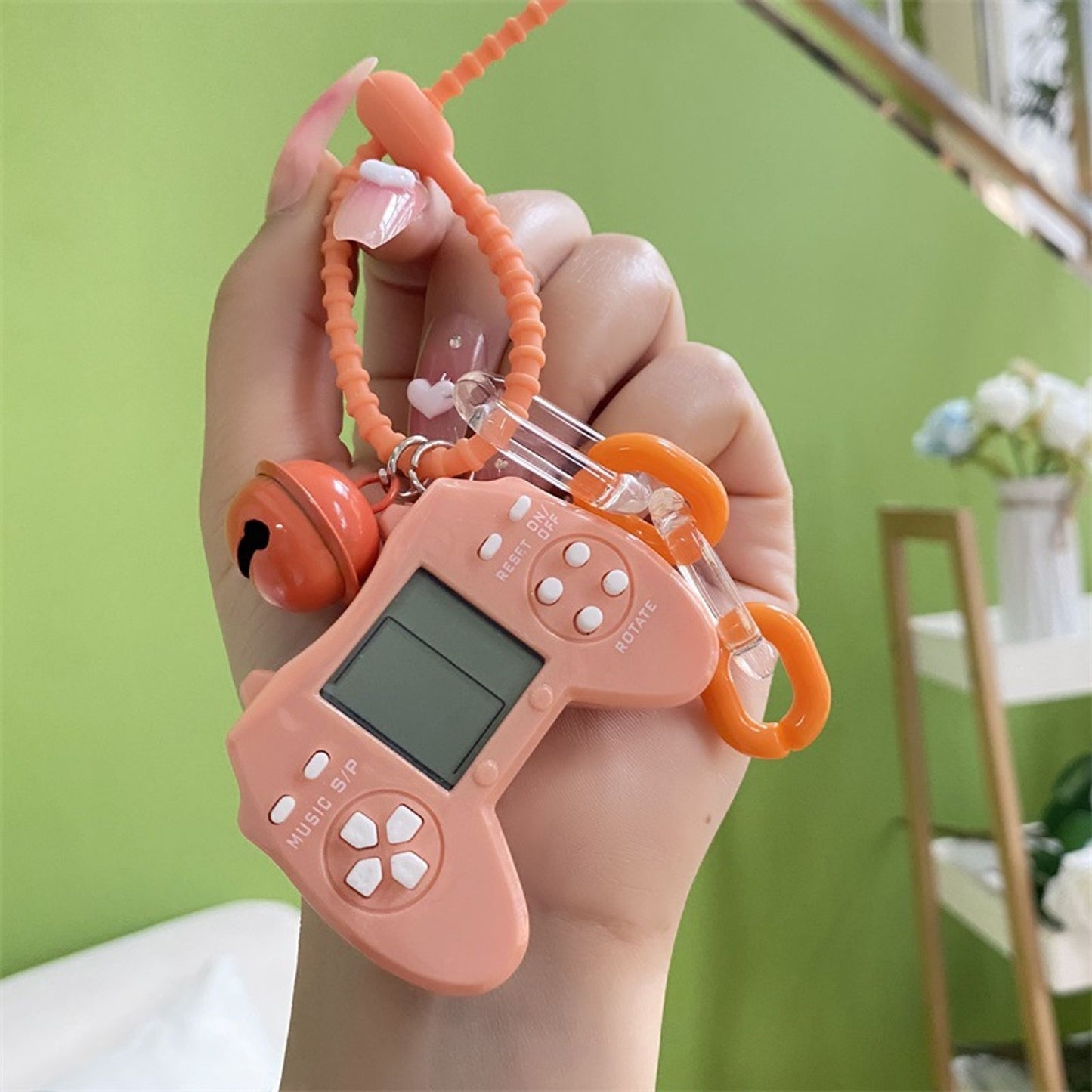 Gaming Keychain with Pendant