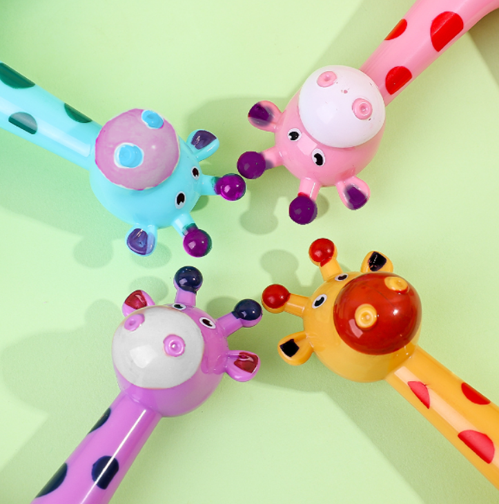 Girraffe Telescopic Suction Cup Toys - LED Light | Pop Tubes