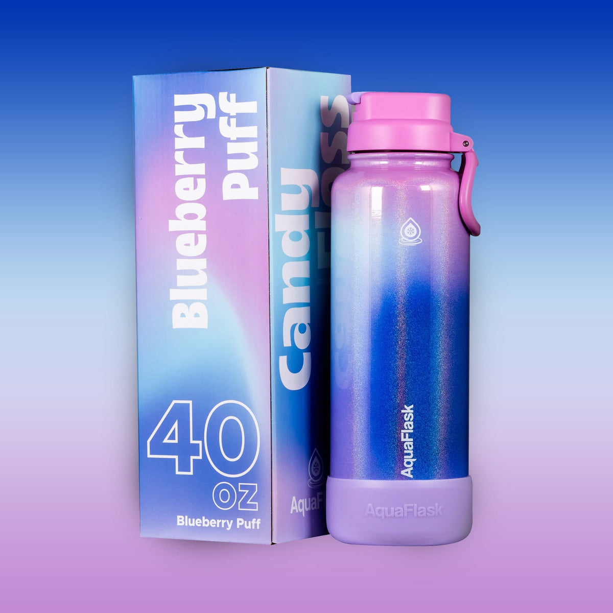 AquaFlask - Candy Floss with Silicone Boot | 40oz