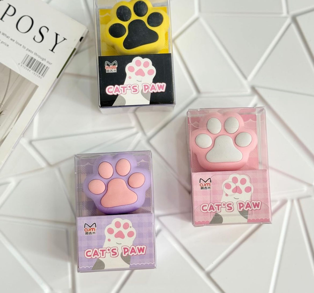 Cat’s Paw Erasers | 1pcs