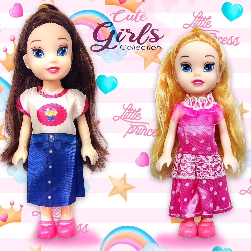 Doll Toys - Pack of 6 pcs