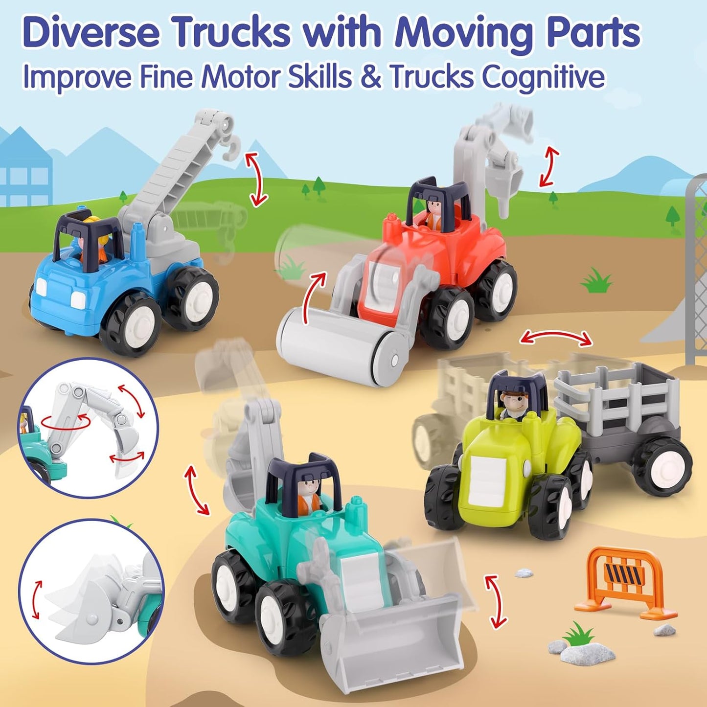 Hola - Construction Toy Trucks