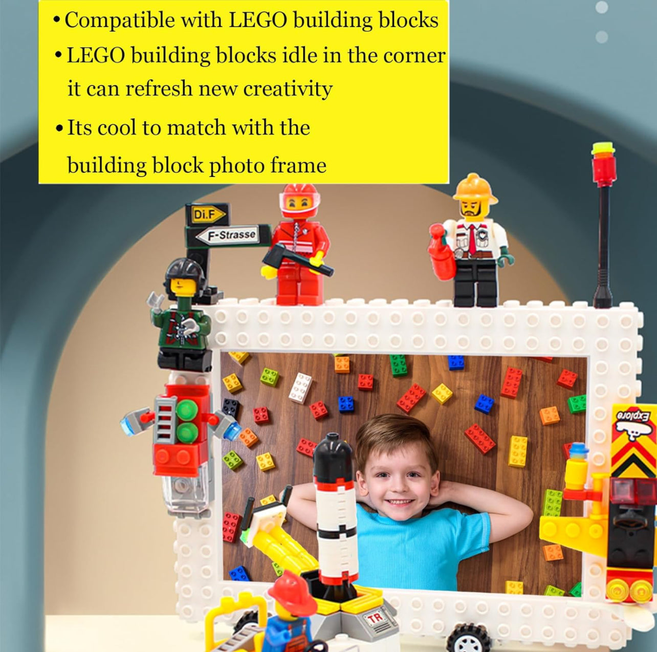 Lovely Lego Photo-Frame - 5x7” Big Size