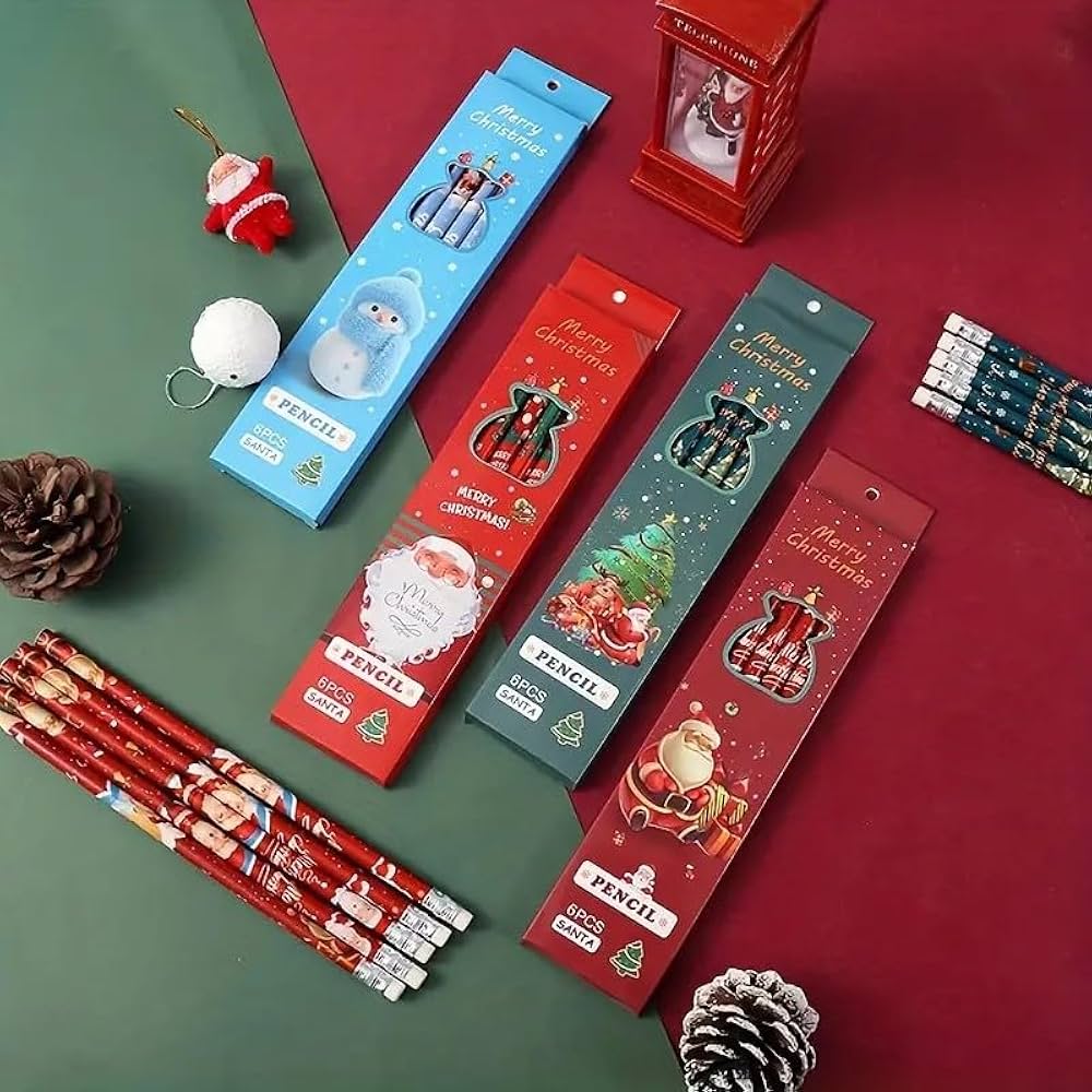 Christmas Pencils - 12pcs