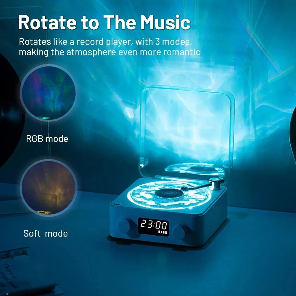The Waves - Vinyl Player Bluetooth Speaker
