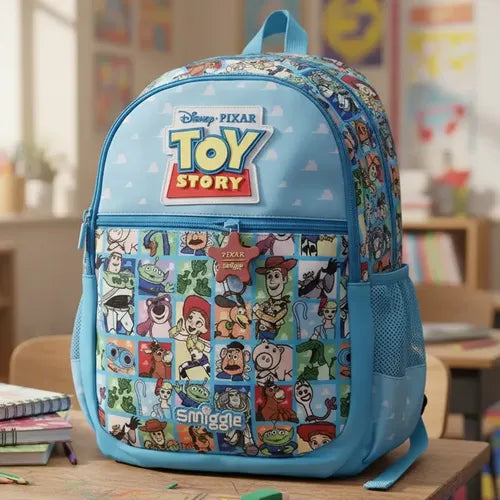 Smiggle - 16” Blue Toy Story Backpack