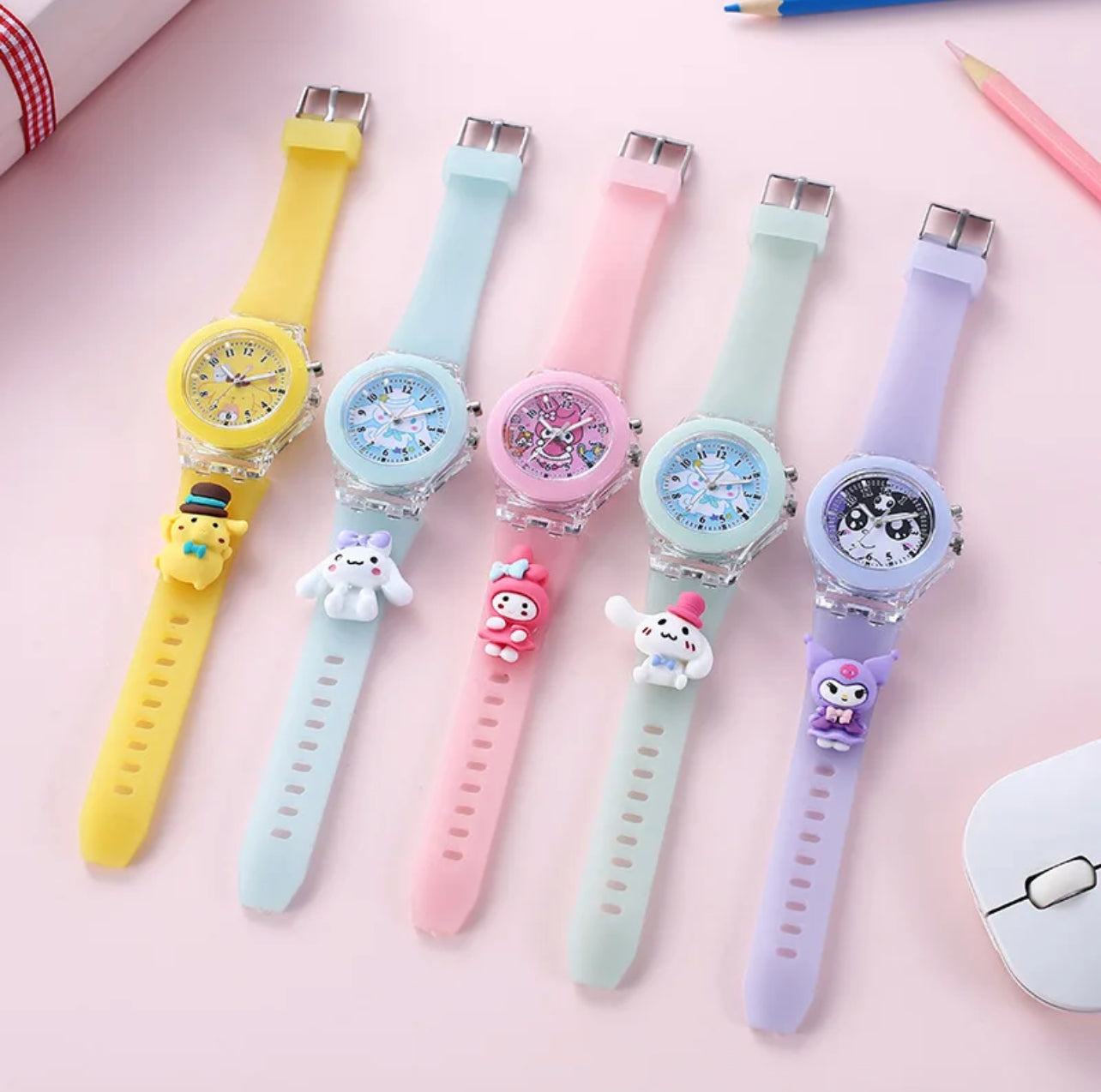 Kids Analog Watches with Lights