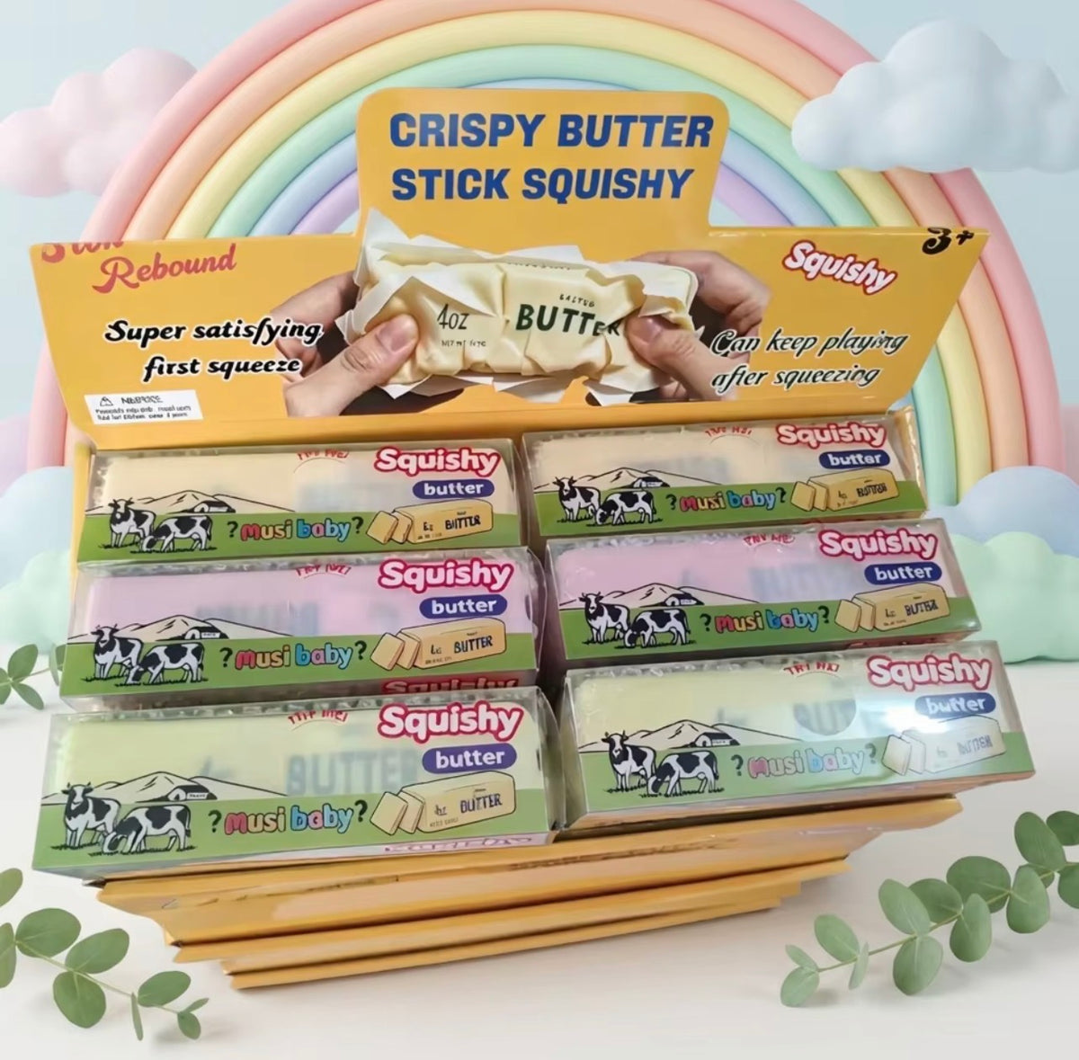 Crispy Butter - Satisfying Squishy Toy | 1pcs