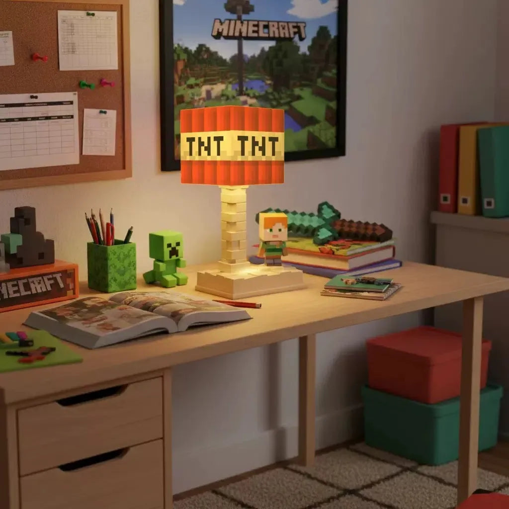 Minecraft Table Lamp - 1pcs