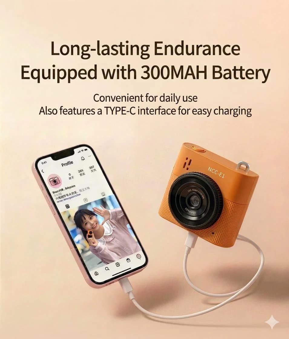 S5 - Mini Keychain Camera | 64MP