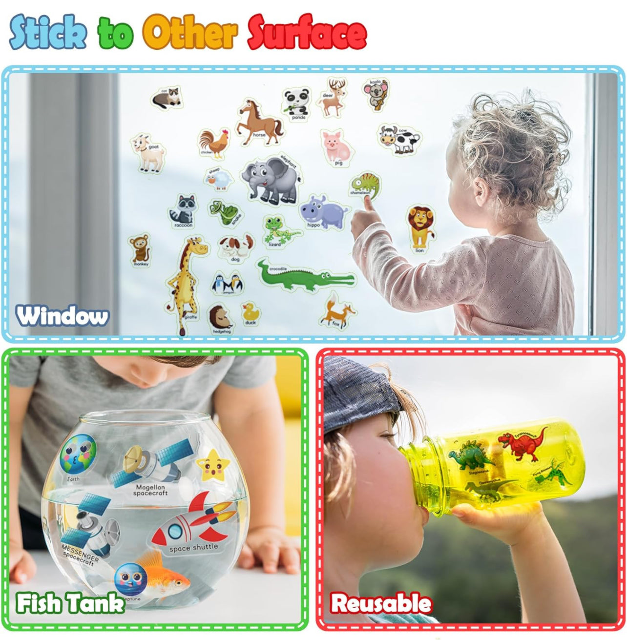 Reusable Sticker Books - DIY | Educational | Fun Learn