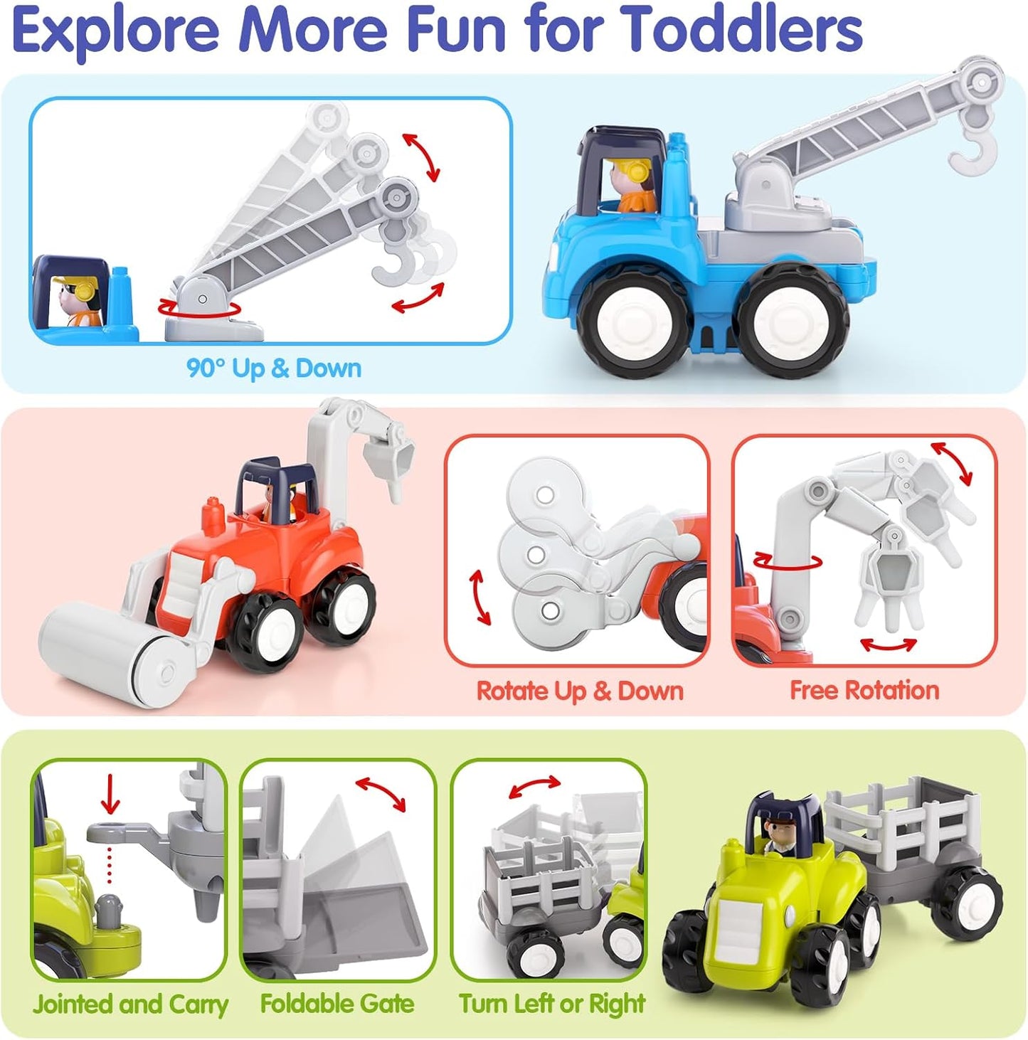 Hola - Construction Toy Trucks