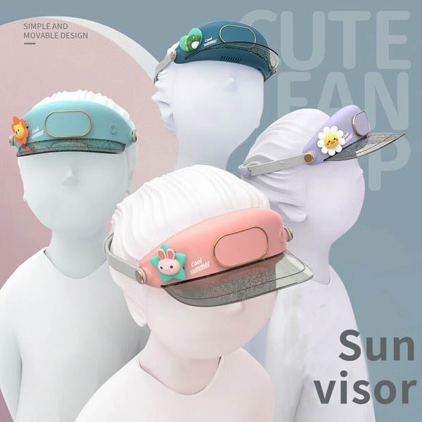 Sun Protector - Cute Hat with Cooling Fan