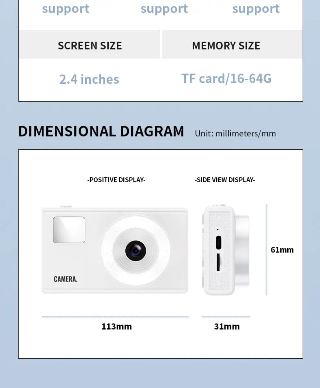 Convenient Camera - 48MP | Ring Light