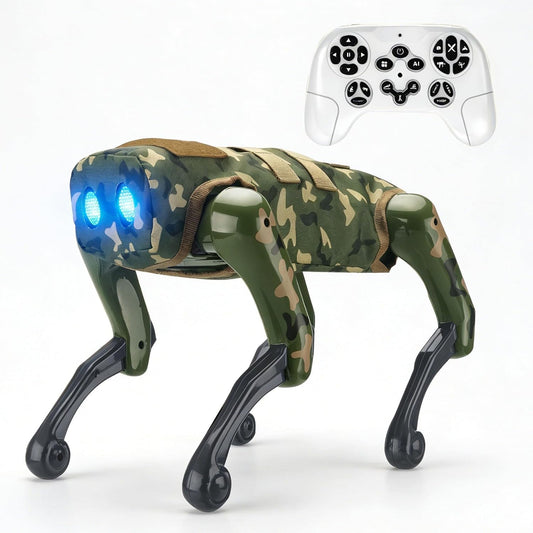 AI Smart Robot Dog Toy 2-in-1 Programmable RC & App Control | Voice Command, Music, Dancing, Storytelling
