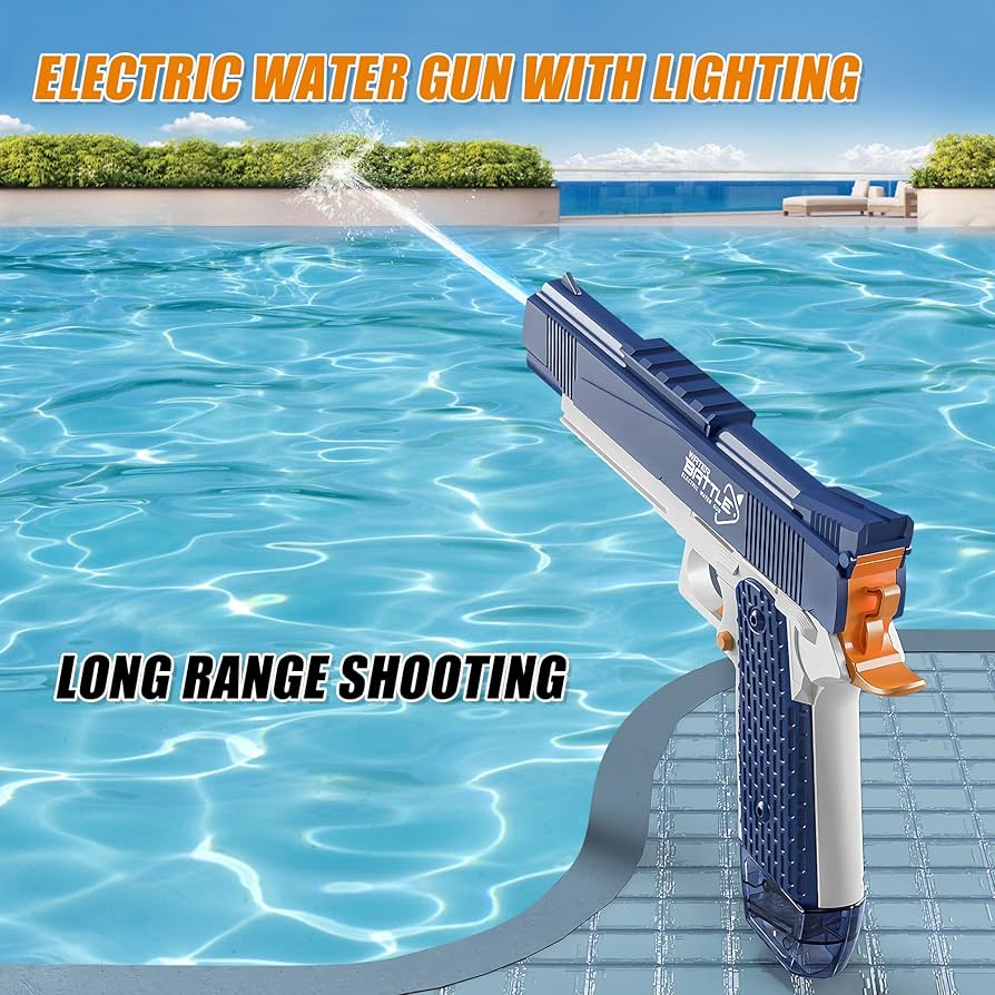 Water Battle - Electric Water Guns with Water Drum