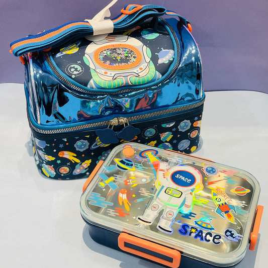 Vest Lunch Combo | Double Decker Lunchbag with Spill Free Lunchbox