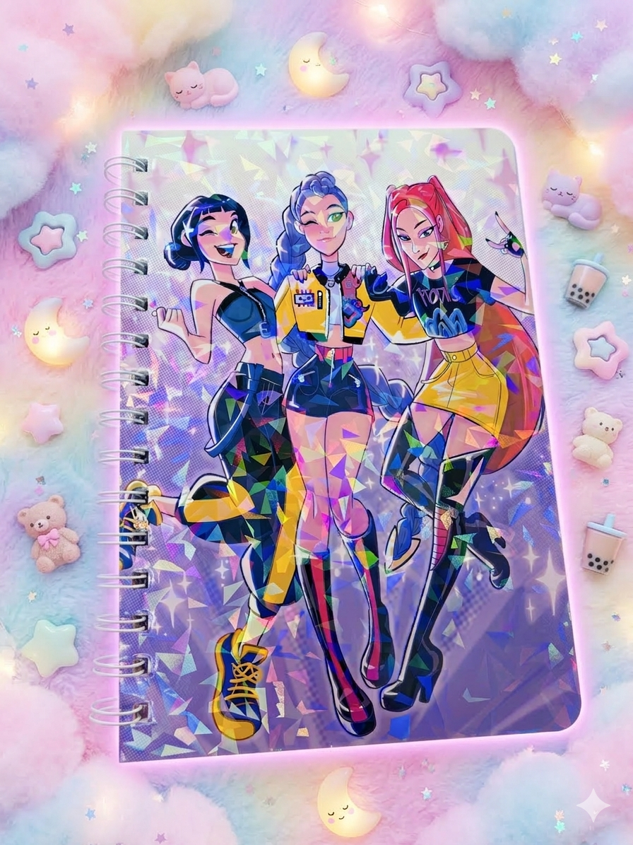 K-Pop - Demon Hunter Sparkle Notebook