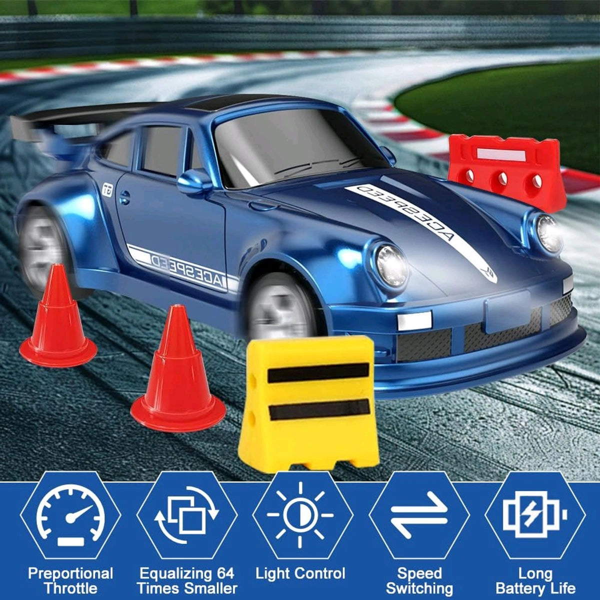 Desktop Drift RC Car – Mini Racer, Maximum Thrill!