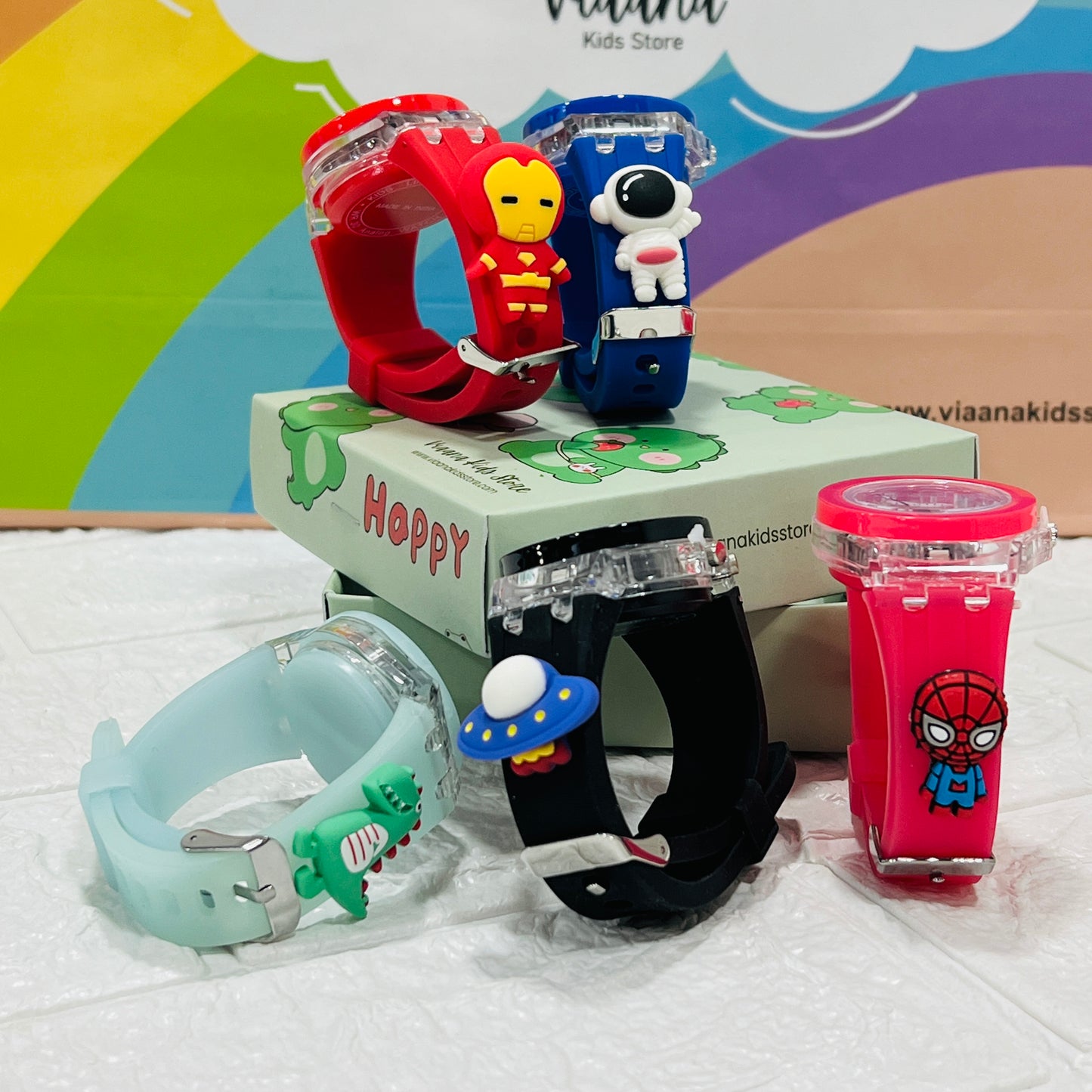 Kids Analog Watches with Lights