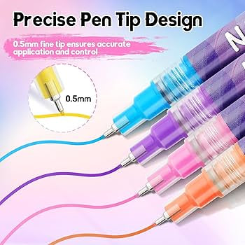 Nail Art Market - 0.5mm | 12 colors