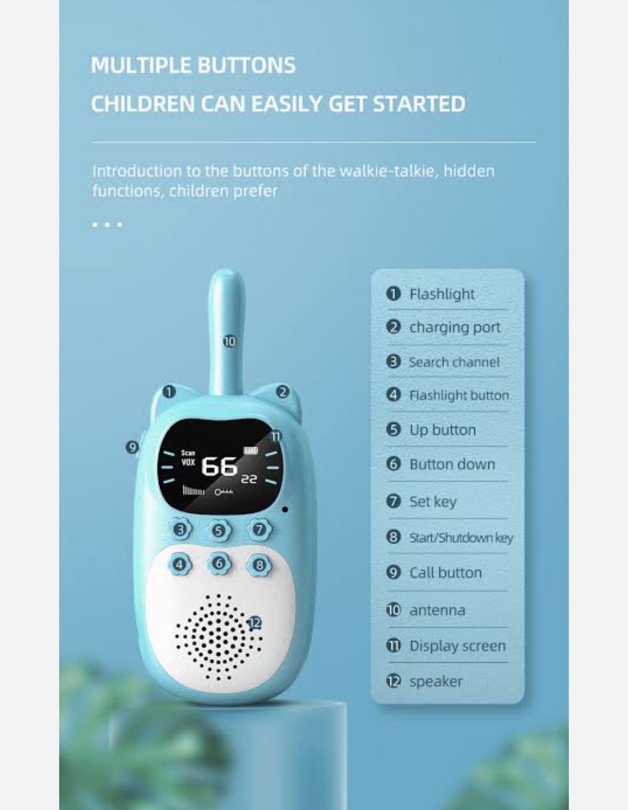 Talkie Tots - Stay Connected and have Endless Fun (3km Range Approx)