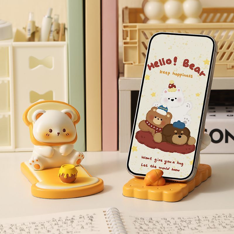 Creamy Bakehouse Buddies Phone Holder | Cute Desk Buddy