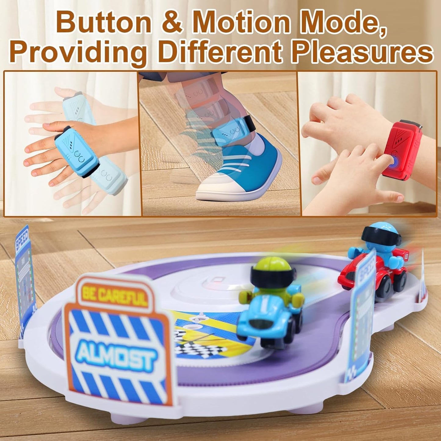 Gesture Control Racing Battle Track - 2 Player