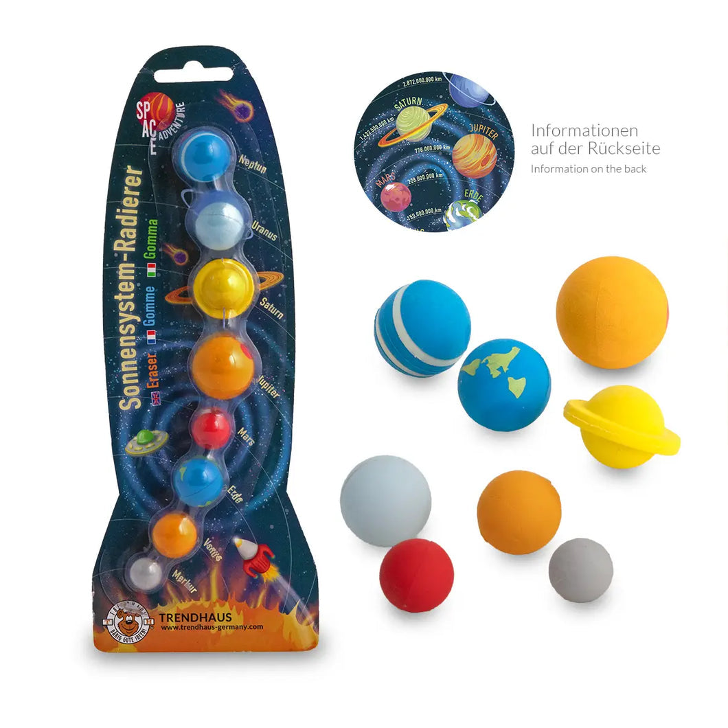 Solar System Erasers - Set of 8