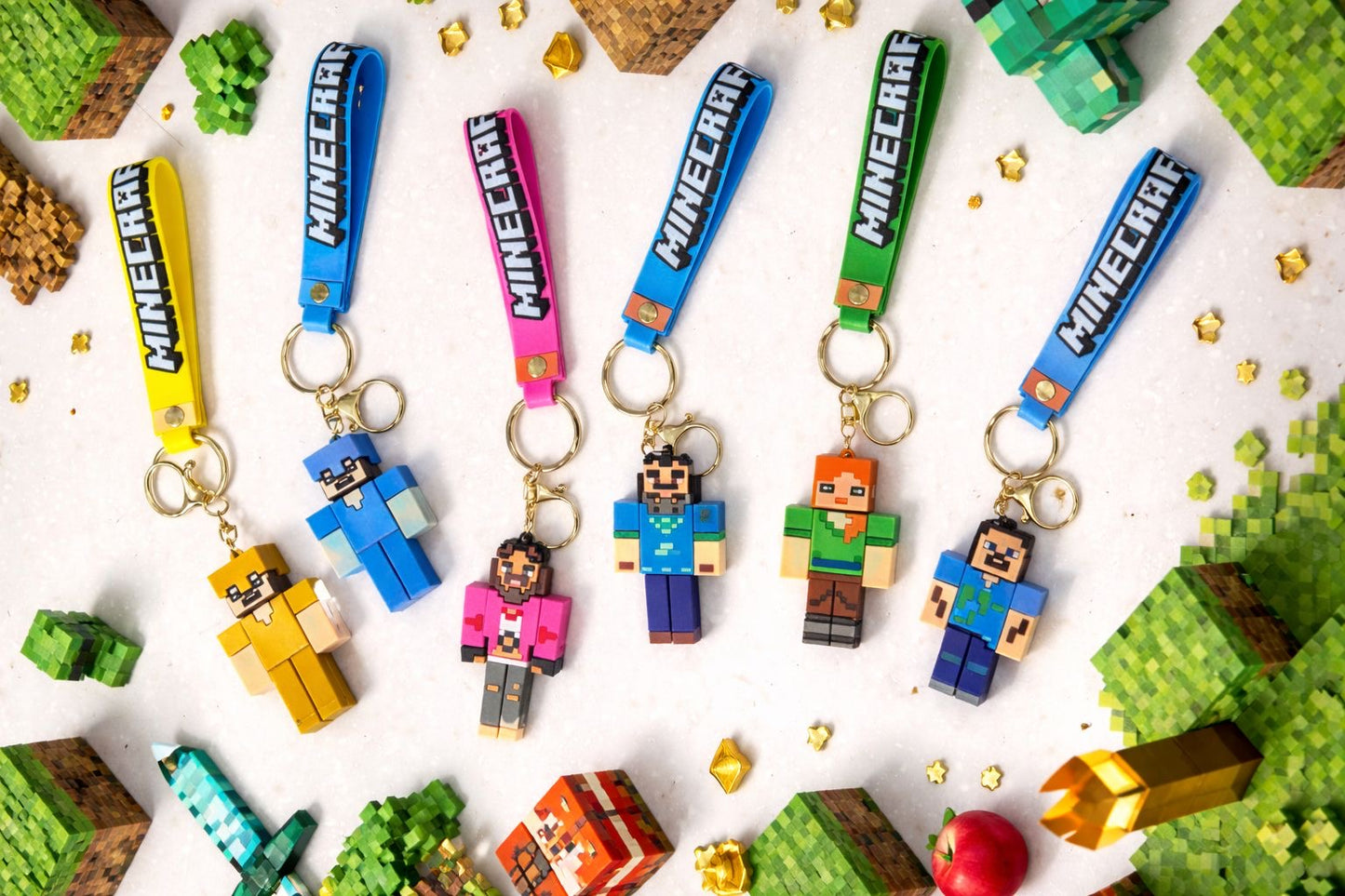 3D Silicone Keychain
