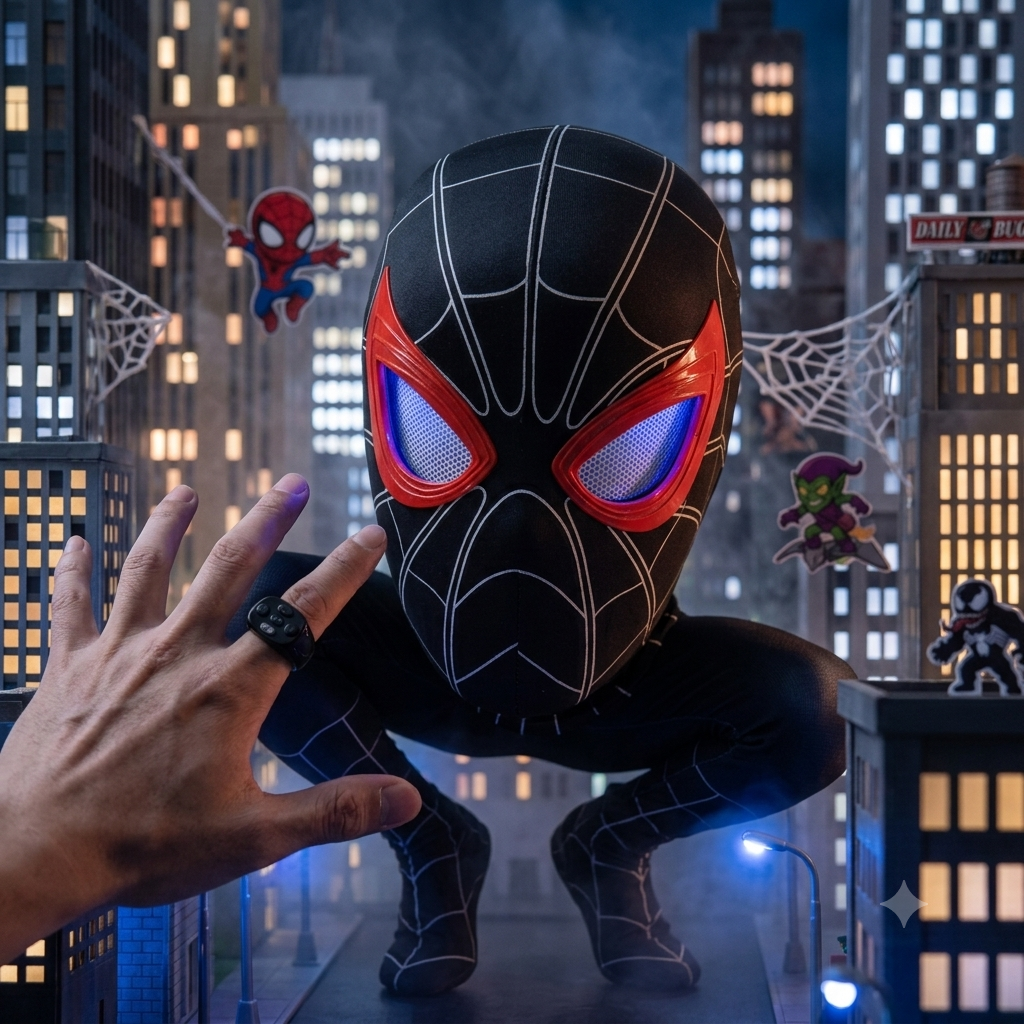 Spider-Man - Miles Morales Blinking Mask with Remote