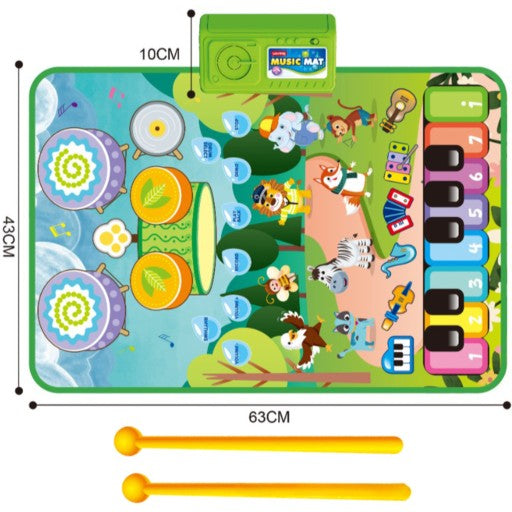 3 in 1 Musical Jazz Play Mat - Intelligent Music Toy