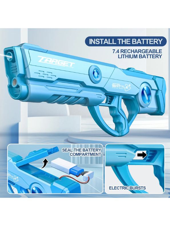 Space Electric Water Gun - Ultra-Large Water Blaster 820ml