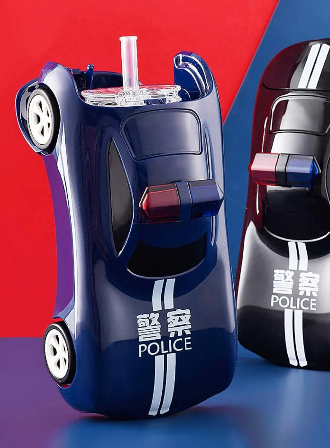 Police Car : 3D Funtastic Water Bottle