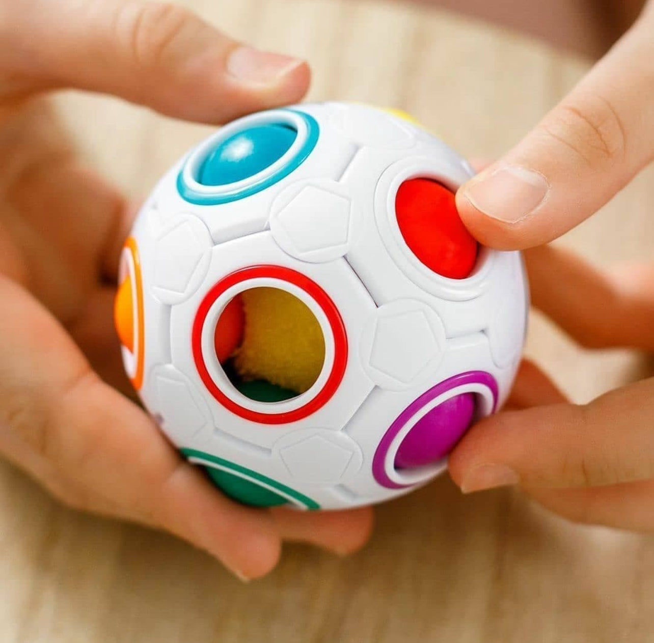 Rainbow Puzzle Ball