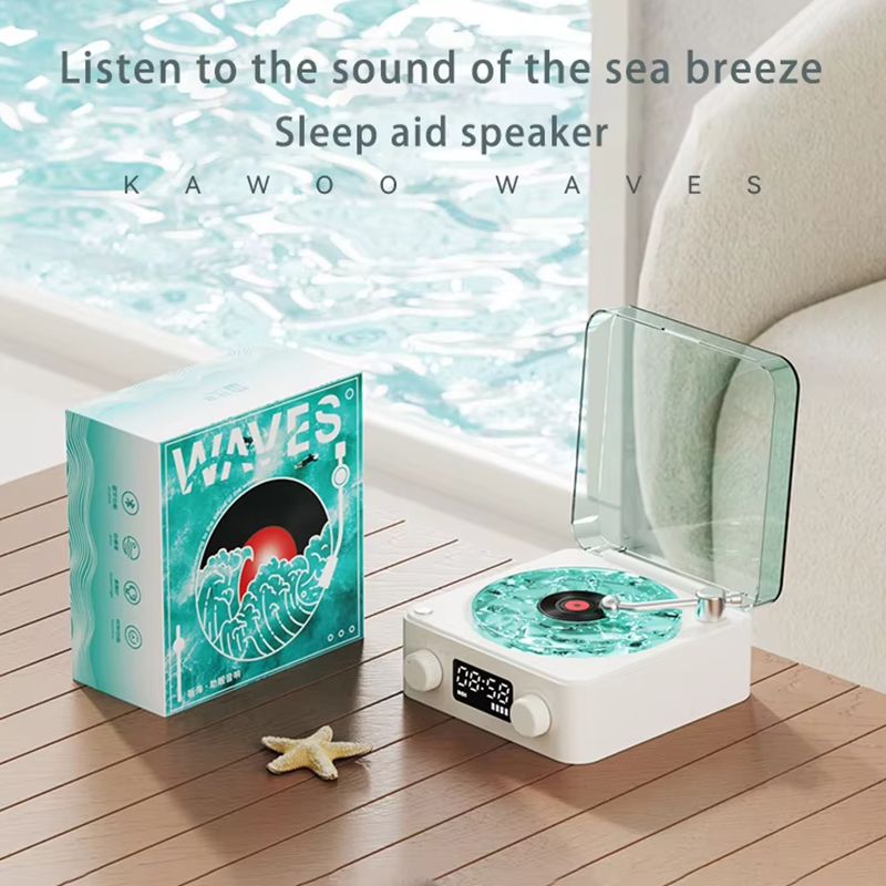 The Waves - Vinyl Player Bluetooth Speaker