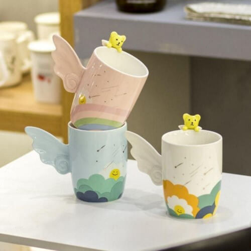 Angel Wings Ceramic Mugs