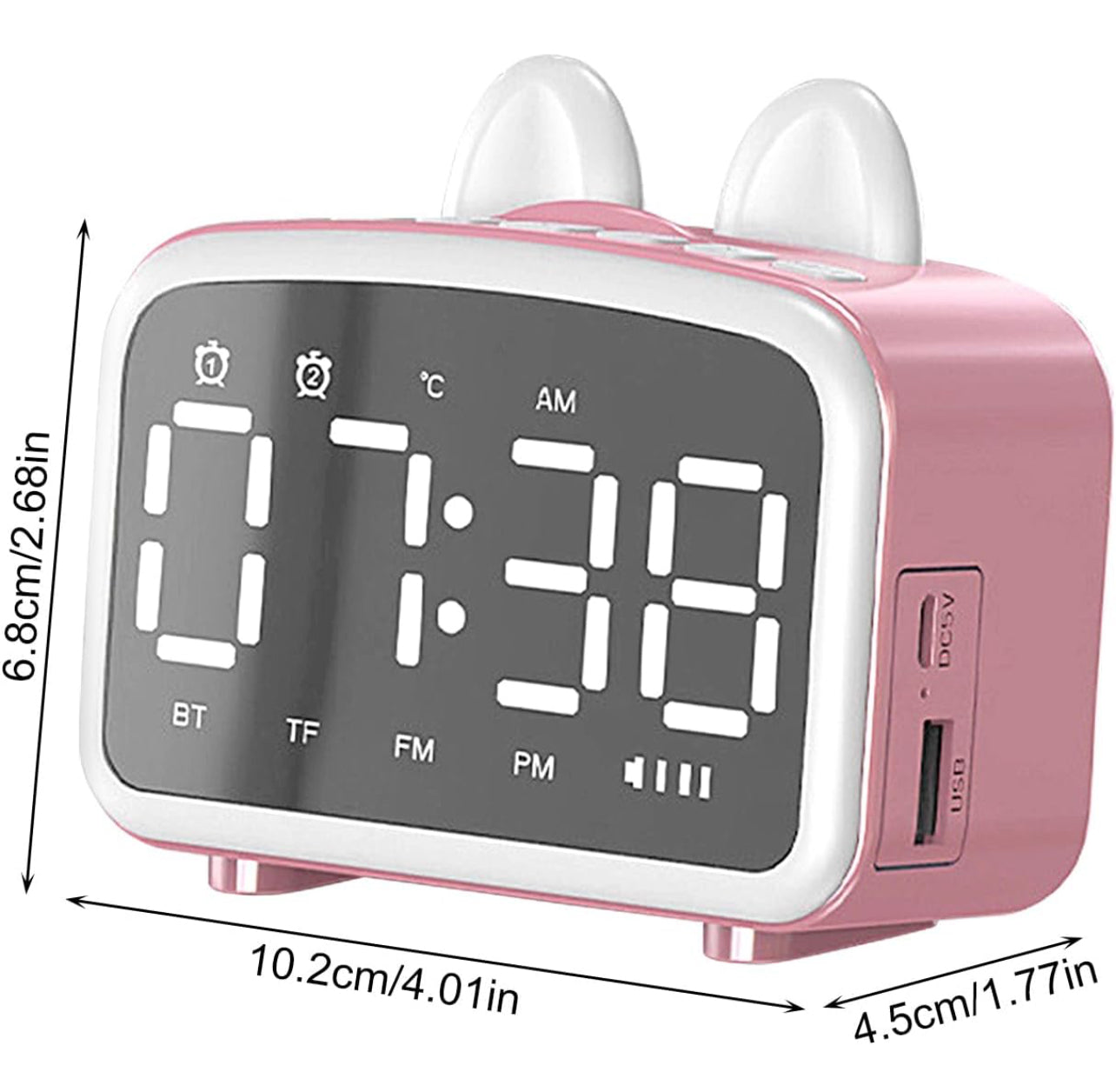 Digital Alarm with Portable Speaker