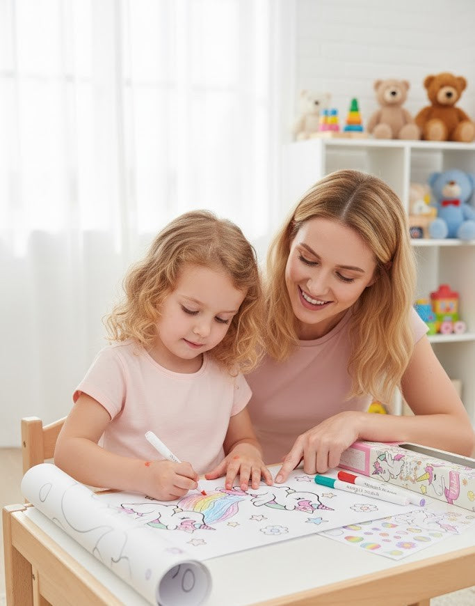 10ft Painting Roll with Colours - DIY